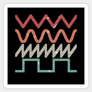 SYNTHESIZER WAVEFORMS #7 FATWAVES COLOR Magnet